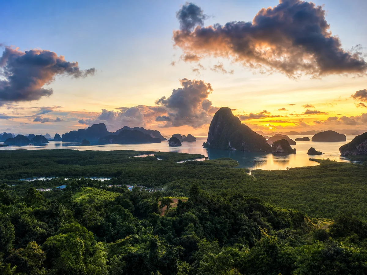 Tropische Inselwelt in Thailand