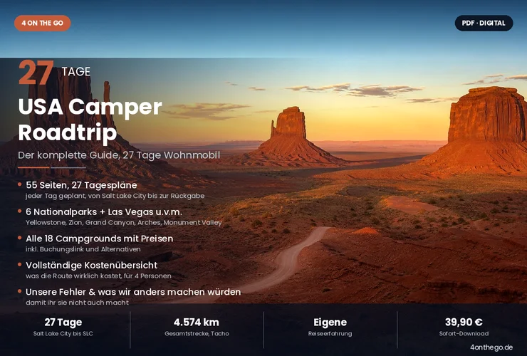 Cover des Reiseguides USA Camper Roadtrip: Der komplette Guide
